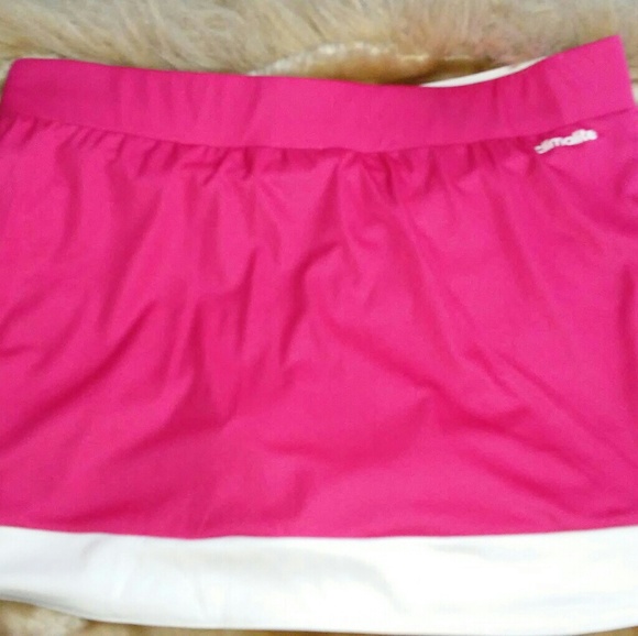 Adidas Sport Tennis Skirt/Skort sz S Pink White - Picture 5 of 7